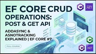 EF Core CRUD Operations: POST & GET API | AddAsync & AsNoTracking Explained | EF Core #7