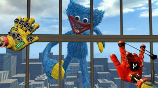 No Escape When Giant Huggy Wuggy Opened The Gate For Every Poppy Playtime Monster! in garry's mod