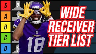2022 Fantasy Football - Wide Receiver Tier List
