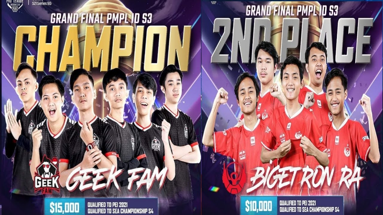CONGRATULATION GEEK FAM JUARA BARU PMPL ID SEASON 3 2021 !!!!!