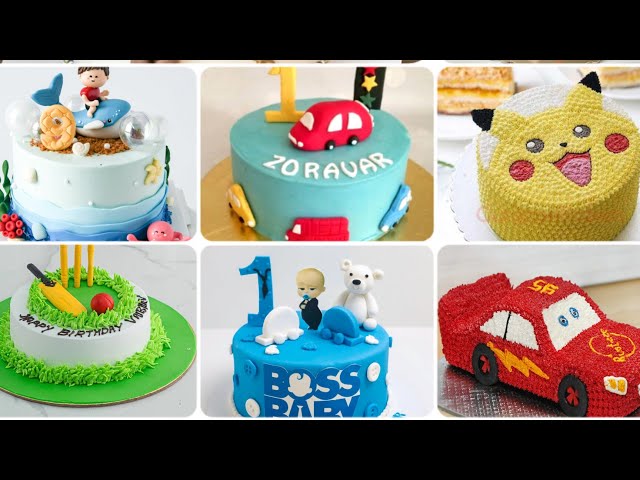 Desain kue ulang tahun untuk anak laki-laki / Ide Desain Kue untuk anak laki-laki. class=