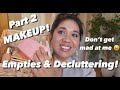 EMPTIES &amp; DECLUTTERING PART 2: MAKEUP! Don&#39;t be mad at me! I don&#39;t like this products :-(