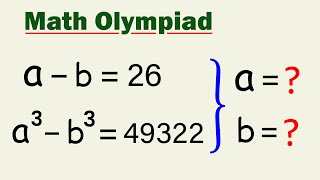 Math Olympiad | A Nice Exponential Problem | Solve for a & b