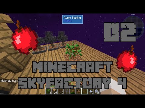 [Makhuta] Minecraft SkyFactory 4 #02 - Konečně máme jídlo 🍎🍎 - Za-Play.cz