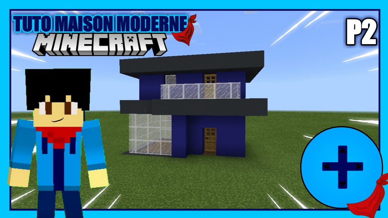 TUTO Comment Faire une belle Maison Moderne Minecraft PS4 P2 - YouTube