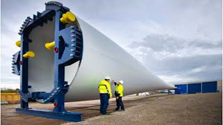 The Most Modern Wind Turbine Blade Manufacturing Technology Today - The World's Largest Wind Turbine
