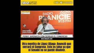 Otra mentira de Rafael López Aliaga