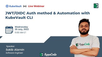 JWT/OIDC Auth method & Automation with KubeVault CLI