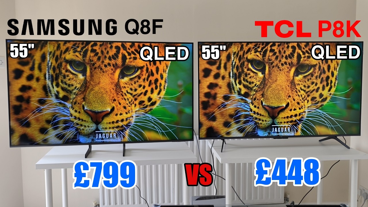 TCL P8K vs Samsung Q8F Comparison: Best Mid-Range QLED TV?