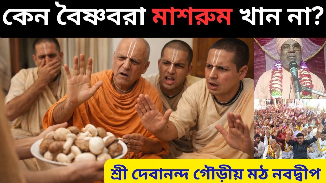 কেন বৈষ্ণবরা মাশরুম খান না?জানুন ধর্মীয় ও আধ্যাত্মিক দৃষ্টিভঙ্গি, Why Don’t Vaishnavas Eat Mushrooms