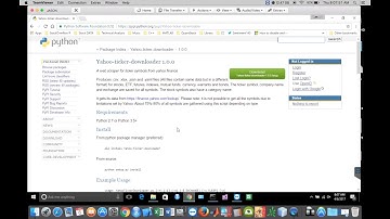Using Python to Scrape Stock Tickers using YahooTickerDownloader.py