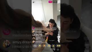 Madison Beer and Zack Bia Instagram LiveStream