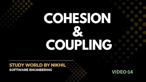 Cohesion and coupling in Software Engineering in Telugu