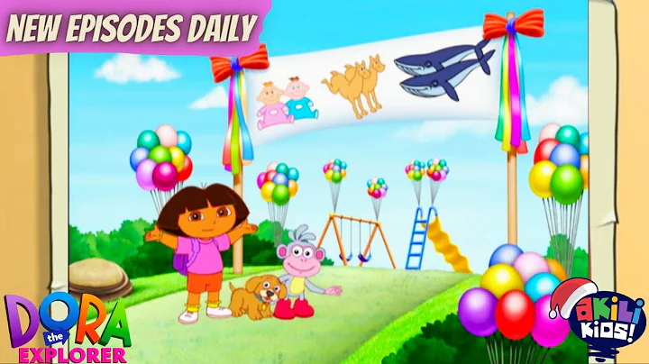 Dora The Explorer | The Twins-Day Party | Akili Ki...
