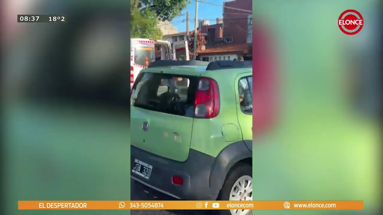 Barrio San Agustín: Chocaron dos motos en la esquina de Gutiérrez y Pirán - 04/03/26