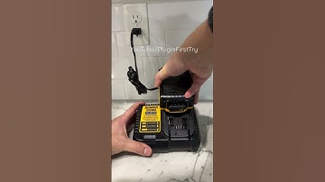 DeWalt 20V Max Charger Plug In First Time #shorts #asmr #satisfying #dewalt