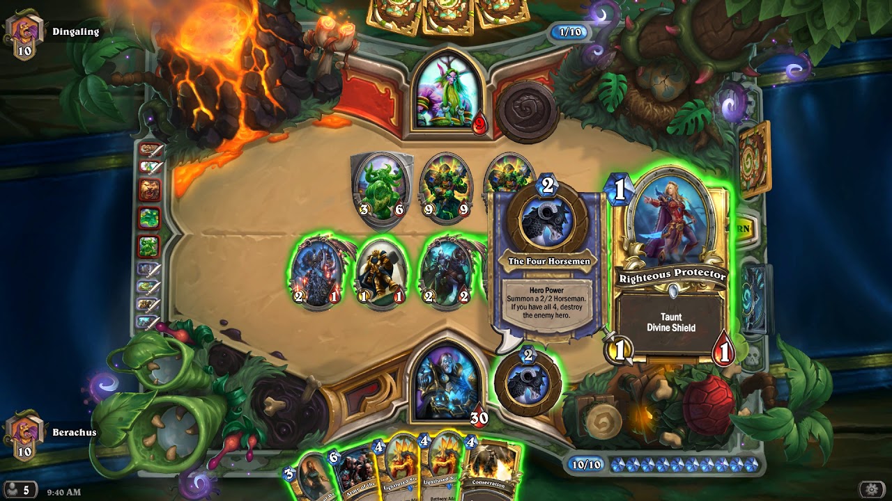Winning With Uther of the Ebon Blade's Hero Power - YouTube