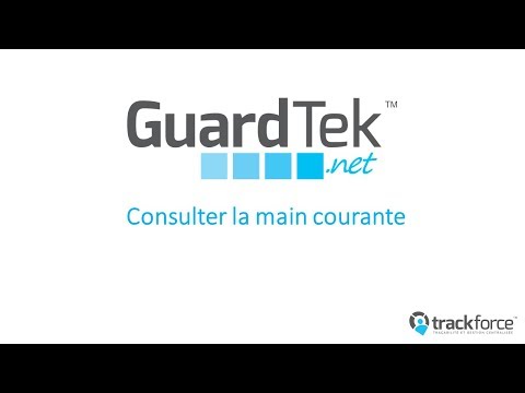 GuardTek : Consulter la main courante