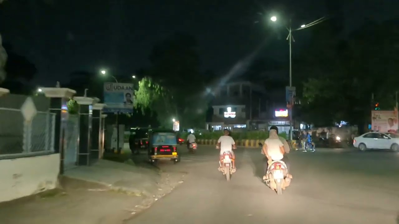 Night Drive in Nagpur City / Night View /