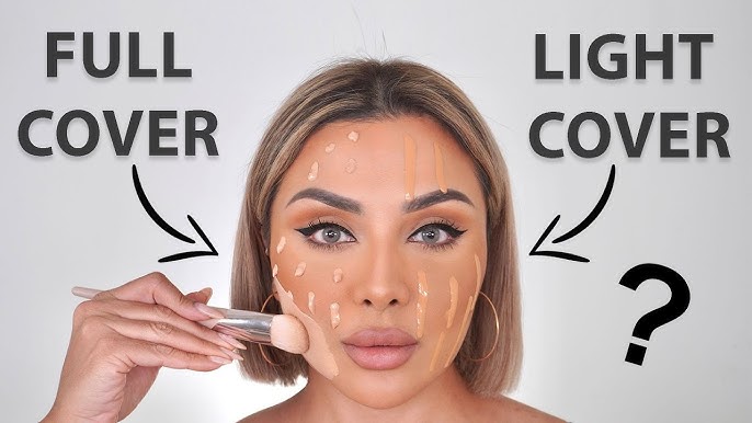 What is the difference between light, medium, and full coverage foundation?  