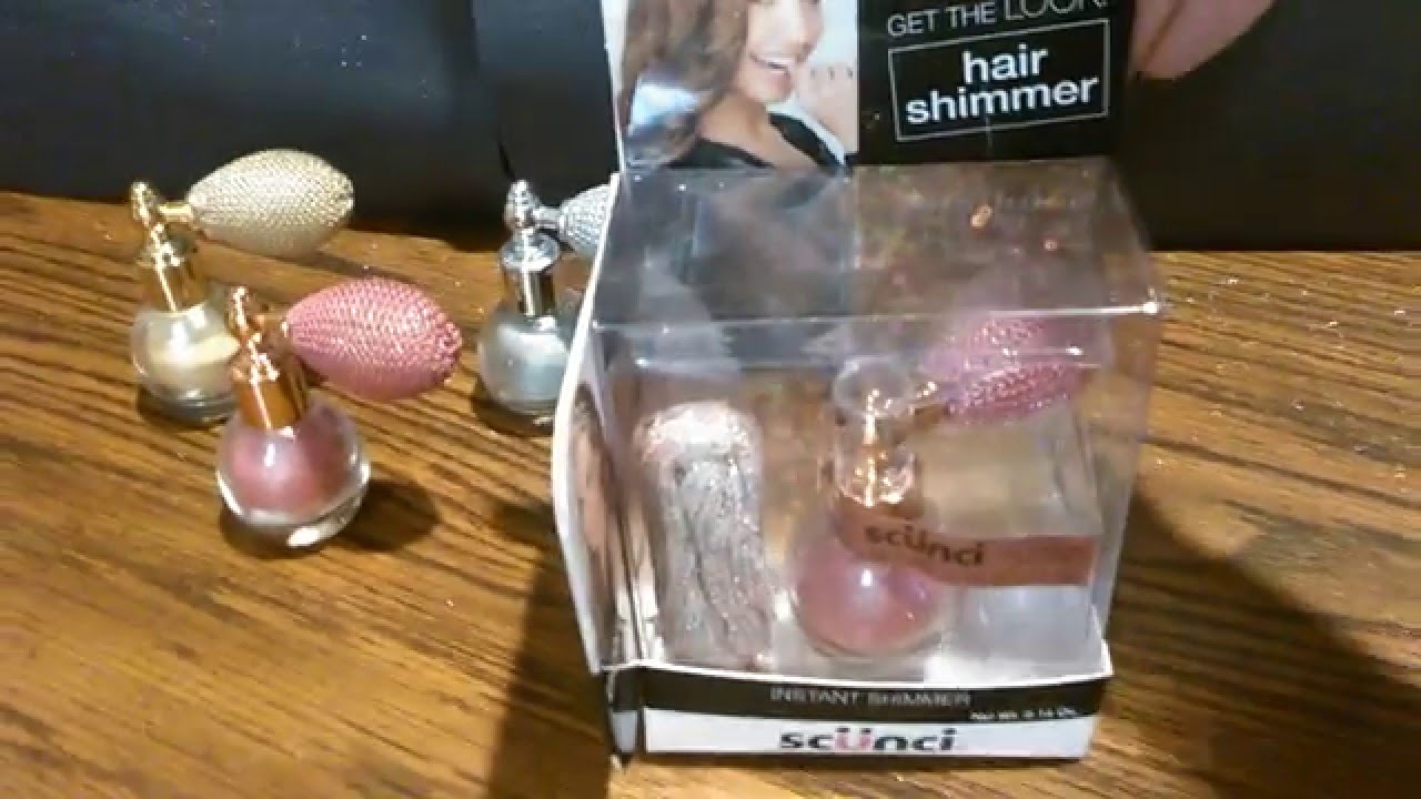 SCUNCI HAIR SHIMMER REVIEW YouTube