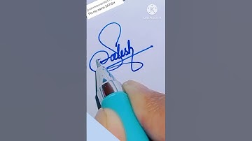 Satish Signature #satish name signature #satish naam ka signature #satish #ytshorts #calligraphy