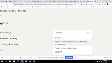 Securing Your Microsoft TEAMS Meeting - Who Can Bypass the Lobby - Only Me
