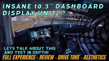 10.3" Dashboard Display Unit : FULL Experience and REVIEW - SimRuito