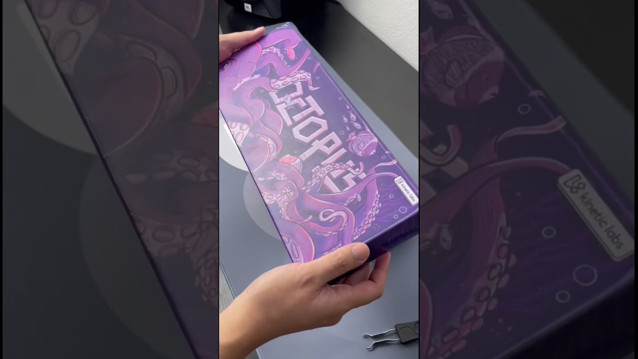 RK96 with Akko Cream Yellows and Polycaps Octopus