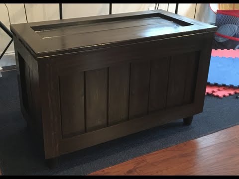 how to make a toy chest from wood