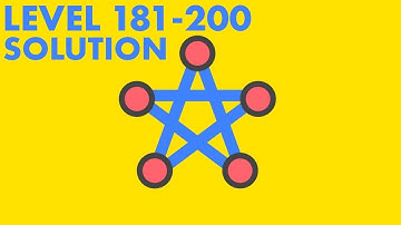One Line - One Touch Drawing: Level 181 to 200 Solution and Walkthrough