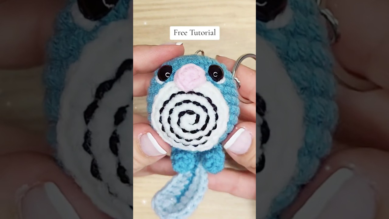 FREE CROCHET PATTERN - Poliwag Pokémon 🌊🌀 (Español/English) 