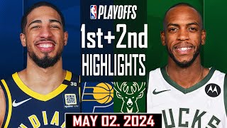 Milwaukee Bucks vs Indiana Pacers Game 6 Highlights 1st 2nd QTR | May 2 | 2024 NBA Playoffs