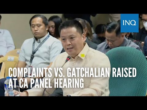 Complaints vs. Gatchalian raised at CA panel hearing