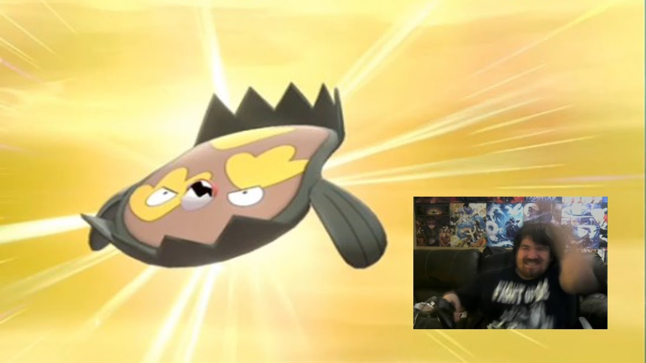 Shiny Galarian Stunfisk Reaction