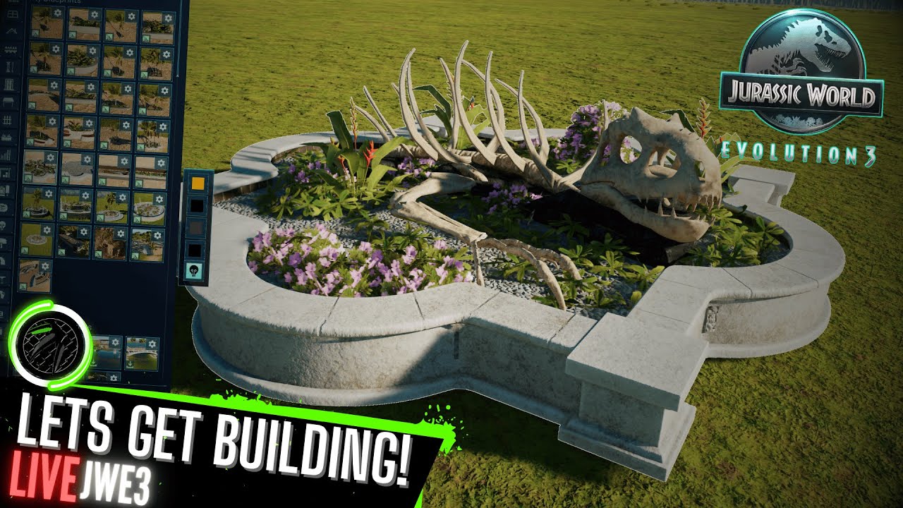 MODULAR BUILDING LIVE...TIPS AND IDEAS | Jurassic World Evolution 3 ...