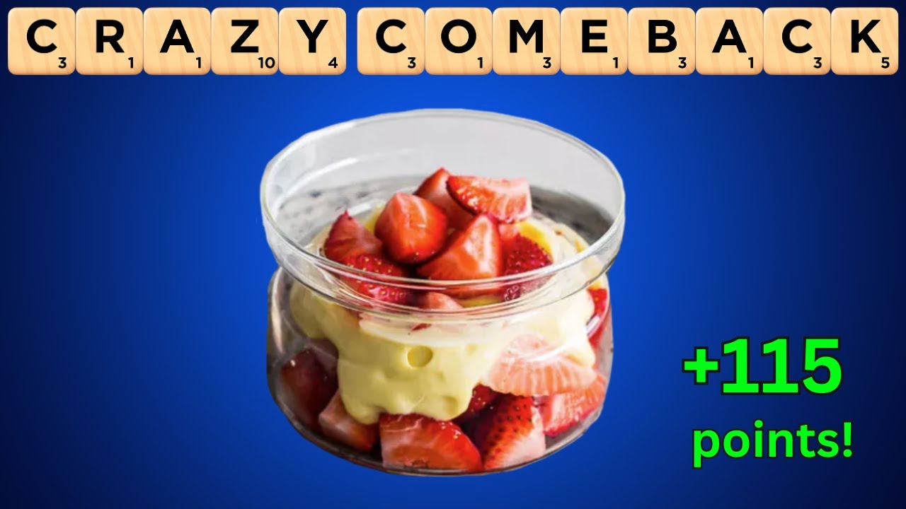 This Dessert Finished an Insane Scrabble Comeback
