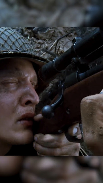 Sniper Kills Nazi MG42 Gunner - Saving Private Ryan (1998)