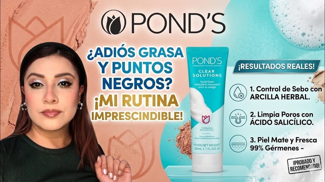 PONDS CLEAR SOLUTIONS LIMPIADOR FACIAL /FUNCIONA?