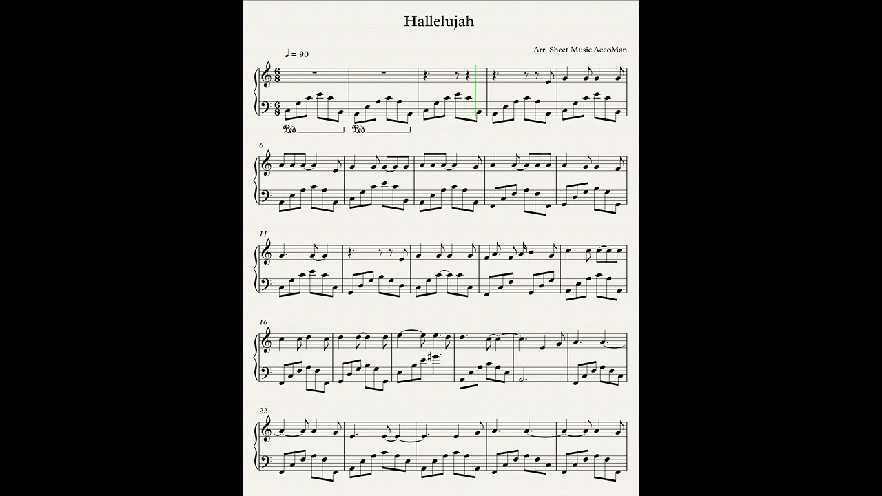 Hallelujah Sheet Music