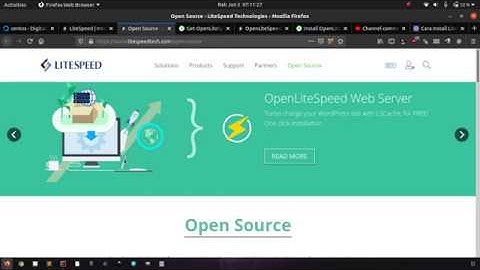 Install OpenLiteSpeed Web Server di CentOS 7