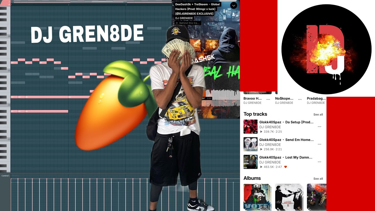 How To Make (TUFF) Beats Like "DJ Gren8de" And "No$kope" (fl 21 Tutorial)