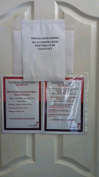 28 июня 2024_Колюбакино, улица Попова, МФЦ не работает # ...