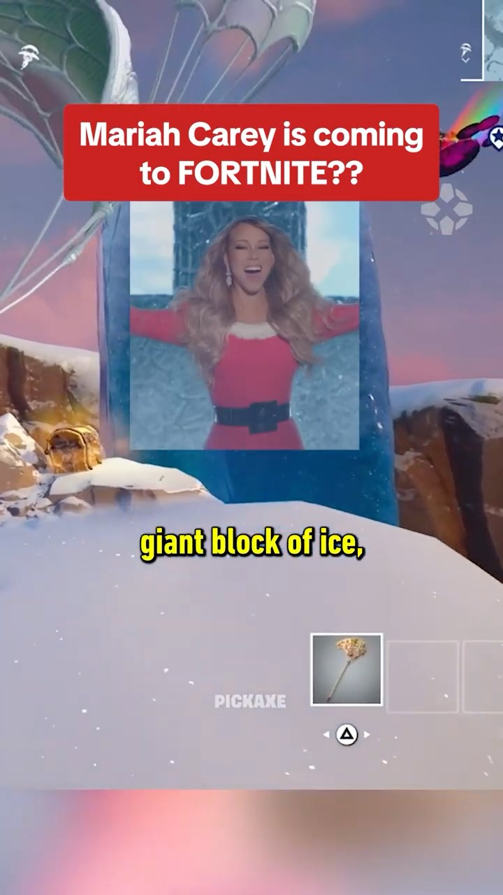 Mariah Carey coming to Fortnite (after she melts)