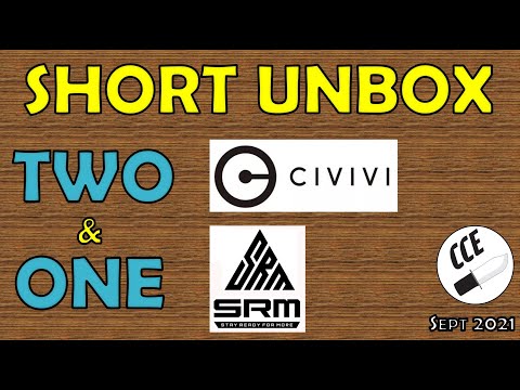 UNBOX 3 Knives - 2 Civivi's & 1 SRM