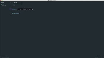PHP Basics: Data types: Array basics (10/35)