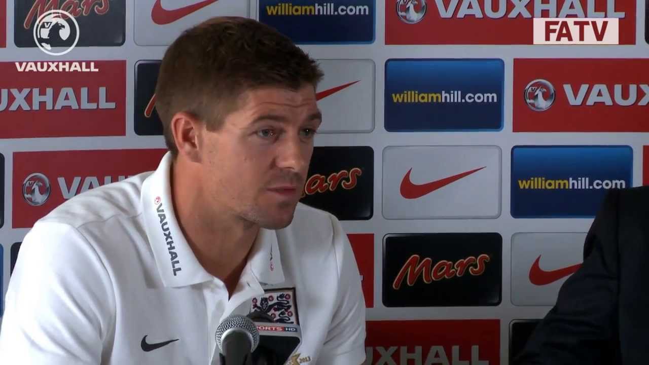 steph houghton injury Steven Gerrard and Roy Hodgson pre match press conference vs Moldova