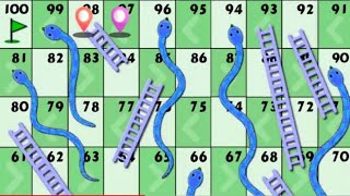 Snake and ladder game in 2 players || Ludo King snake and ladder gameplay || Ludo Game screenshot 1