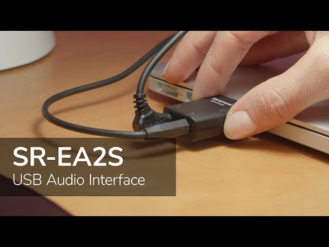 Saramonic SR-EA2S | USB Audio Interface 3.5mm Mic Input TRS/TRRS, Headphone Out for Computers & more