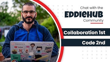 Chat with the EddieHub community, bring your questions and stories
